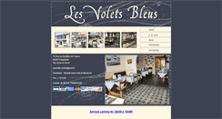 Desktop Screenshot of lesvoletsbleusrestaurant.fr